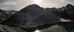 Archived image Webcam in the Pitztaler Gletscher Rifflsee Ski Resort 23:00