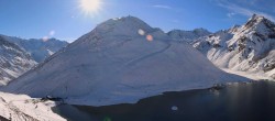 Archived image Webcam in the Pitztaler Gletscher Rifflsee Ski Resort 13:00