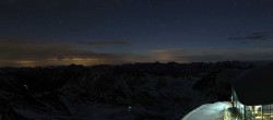 Archiv Foto Webcam Kaffeehaus am Pitztaler Gletscher 23:00