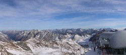 Archiv Foto Webcam Kaffeehaus am Pitztaler Gletscher 09:00