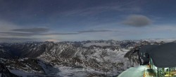 Archiv Foto Webcam Kaffeehaus am Pitztaler Gletscher 23:00