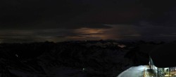 Archiv Foto Webcam Kaffeehaus am Pitztaler Gletscher 01:00