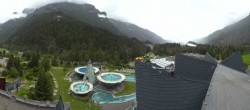 Archiv Foto Webcam Längenfeld: Blick auf Aqua Dome 13:00