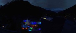 Archived image Webcam View of Aqua Dome, Tyrol 05:00