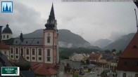 Archiv Foto Webcam Basilika Mariazell 17:00