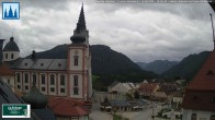 Archived image Webcam Basilica in Mariazell 11:00