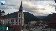 Archiv Foto Webcam Basilika Mariazell 17:00