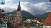 Archiv Foto Webcam Basilika Mariazell 08:00