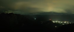 Archived image Webcam View from the Loser Alm 23:00