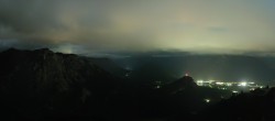 Archived image Webcam View from the Loser Alm 03:00