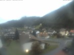 Archiv Foto Webcam Berghotel Tyrol im Schnalstal: Blick auf das Dorf Unser Frau 05:00