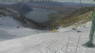 Archived image Webcam Ohau Snow Field - View towards Lake Ohau 09:00