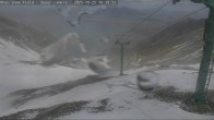 Archived image Webcam Ohau Snow Field - View towards Lake Ohau 16:00