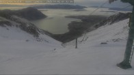 Archiv Foto Webcam Ohau Snow Fields: Blick auf den Lake Ohau 07:00
