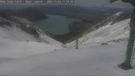 Archiv Foto Webcam Ohau Snow Fields: Blick auf den Lake Ohau 11:00