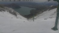 Archiv Foto Webcam Ohau Snow Fields: Blick auf den Lake Ohau 17:00