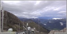 Archiv Foto Webcam Skigebiet Sella Nevea - Bovec Kanin - Blick nach Osten 17:00