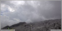 Archiv Foto Webcam Skigebiet Sella Nevea - Bovec Kanin - Blick nach Südwesten 13:00