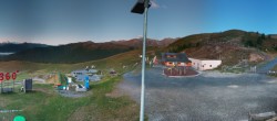 Archived image Webcam Panoramic view from mountain hut Plantapatsch in Watles (Vinschgau Valley) 05:00