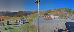 Archived image Webcam Panoramic view from mountain hut Plantapatsch in Watles (Vinschgau Valley) 08:00