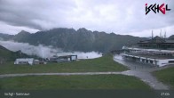 Archiv Foto Webcam Skigebiet Ischgl: Bergstation Idalp 04:00