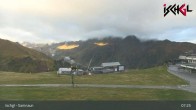 Archiv Foto Webcam Skigebiet Ischgl: Bergstation Idalp 06:00