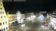 Archiv Foto Webcam Zwickau in Sachsen - Hauptmarkt 04:00