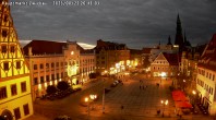 Archiv Foto Webcam Zwickau in Sachsen - Hauptmarkt 20:00