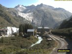Archiv Foto Webcam Gletsch Furka Bergstrecke 09:00