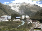 Archiv Foto Webcam Gletsch Furka Bergstrecke 13:00