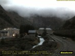 Archived image Webcam Furka Bergstrecke steam locomotive - Gletsch 05:00