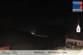 Archived image Webcam View from Rio Molino towards Gais (Tauferer Ahrntal, South Tyrol) 23:00