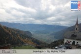 Archiv Foto Webcam Blick von Mühlbach auf Gais (Tauferer Ahrntal, South Tyrol) 15:00