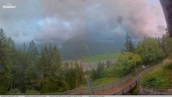 Archiv Foto Webcam Davos: Bergstation Schatzalp Bahn 19:00