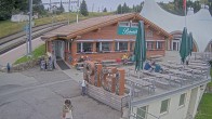 Archived image Webcam Rigi Ski Resort - Bahnhöfli restaurant 13:00