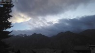 Archiv Foto Webcam Grächen - Süd-West: Weisshorn 19:00