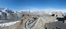 Archiv Foto Webcam Zermatt: Gornergrat Bergstation 10:00
