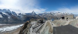 Archiv Foto Webcam Zermatt: Gornergrat Bergstation 13:00