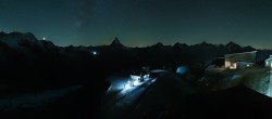 Archived image Webcam Gornergrat: Top Station 23:00