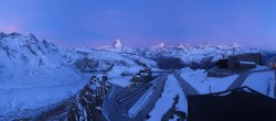Archiv Foto Webcam Zermatt: Gornergrat Bergstation 05:00