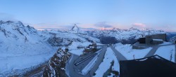 Archiv Foto Webcam Zermatt: Gornergrat Bergstation 06:00