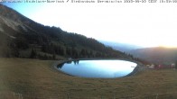 Archived image Webcam Oberjoch - Wiedhag Alp top station 19:00
