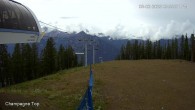 Archiv Foto Webcam Panorama Mountain: Mile 1 Express Lift 16:00