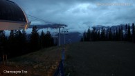 Archiv Foto Webcam Panorama Mountain: Mile 1 Express Lift 20:00