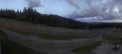 Archiv Foto Webcam Hochficht: Mittelstation Reischlbergbahn 19:00