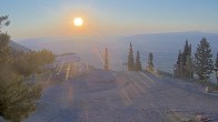 Archived image Webcam Thunder Quad Chair Jackson Hole Mountain Resort 05:00