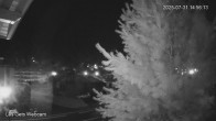 Archiv Foto Webcam Zentrum Les Gets - Blick zur Mont Chery Piste 23:00