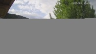 Archiv Foto Webcam Zentrum Les Gets - Blick zur Mont Chery Piste 19:00