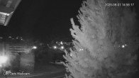 Archiv Foto Webcam Zentrum Les Gets - Blick zur Mont Chery Piste 23:00