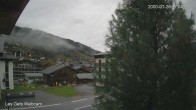 Archiv Foto Webcam Zentrum Les Gets - Blick zur Mont Chery Piste 06:00